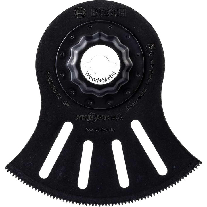 Bosch Professional 1x Segmentsägeblatt Starlock MACZ 145 BB (für Holz, Holz mit Nägeln, Kunststoff,
