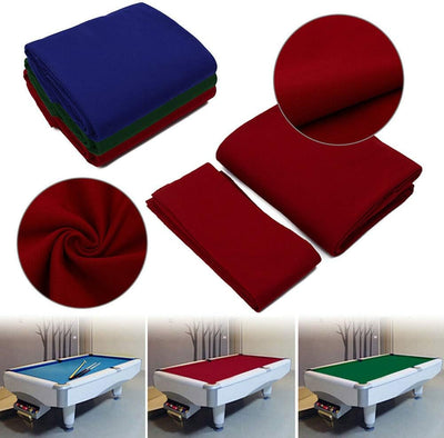 Billard-Tischtuch – gekämmte Wolle + Nylon-Billardtuch – Home Hotel 7/8/9 Fuss Teppich 6 Stück Strei