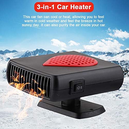 Kühlgebläse für Baceyong Zigarettenanzünderbuchse, 2 in 1 Autoheizung und Kühlgebläse, 12V 150W, ene