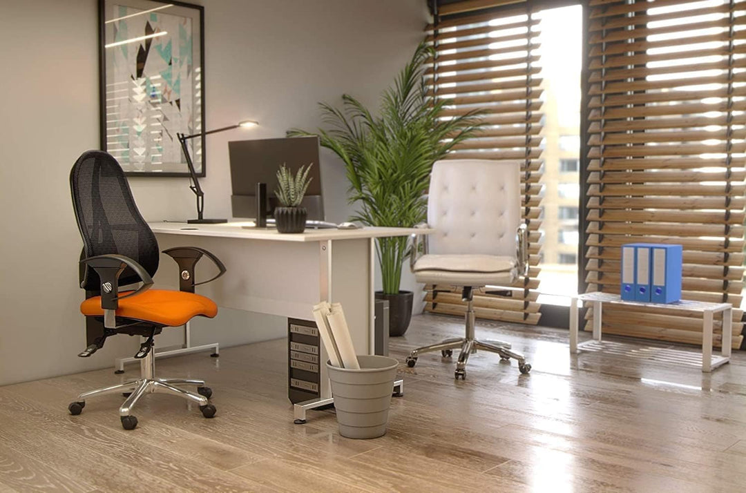 Topstar Open Point SY Deluxe, ergonomischer Syncro-Bandscheiben-Drehstuhl, Bürostuhl, Schreibtischst