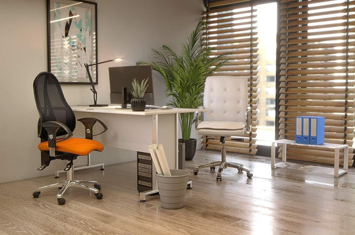 Topstar Open Point SY Deluxe, ergonomischer Syncro-Bandscheiben-Drehstuhl, Bürostuhl, Schreibtischst