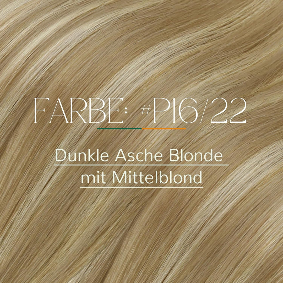 Easyouth Extensions Echthaar Bondings Blond Echthaar Bonding Extensions Haarverlängerungen Aschblond