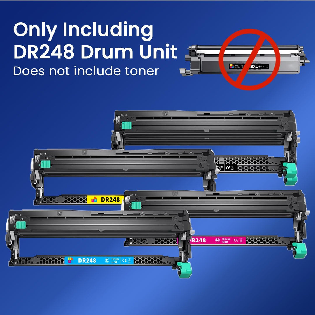DR248CL DR248 Trommel Kompatibel für Brother DR248 TN248 Toner für MFC-L3740CDW MFC-L3760CDW MFC-L37