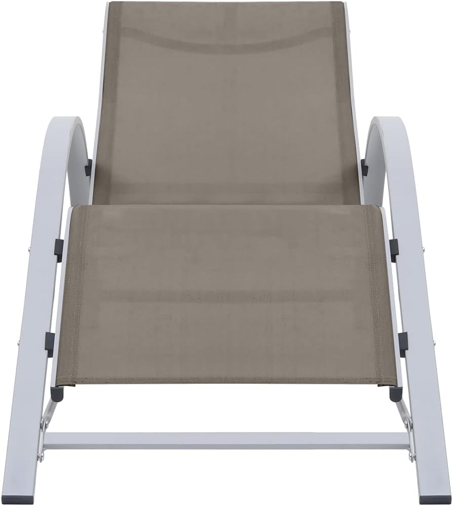 vidaXL 2X Sonnenliege mit Tisch Gartenliege Relaxliege Liege Gartenmöbel Liegestuhl Strandliege Frei