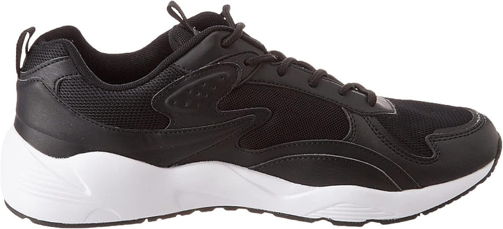 FILA Herren Horizon Run Sneaker 41 EU Black White, 41 EU Black White