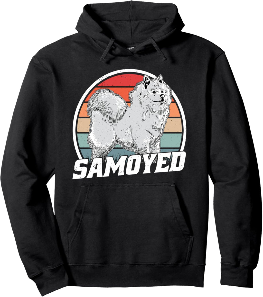 Samojeden Retro Samoyed Vintage Samojede Pullover Hoodie