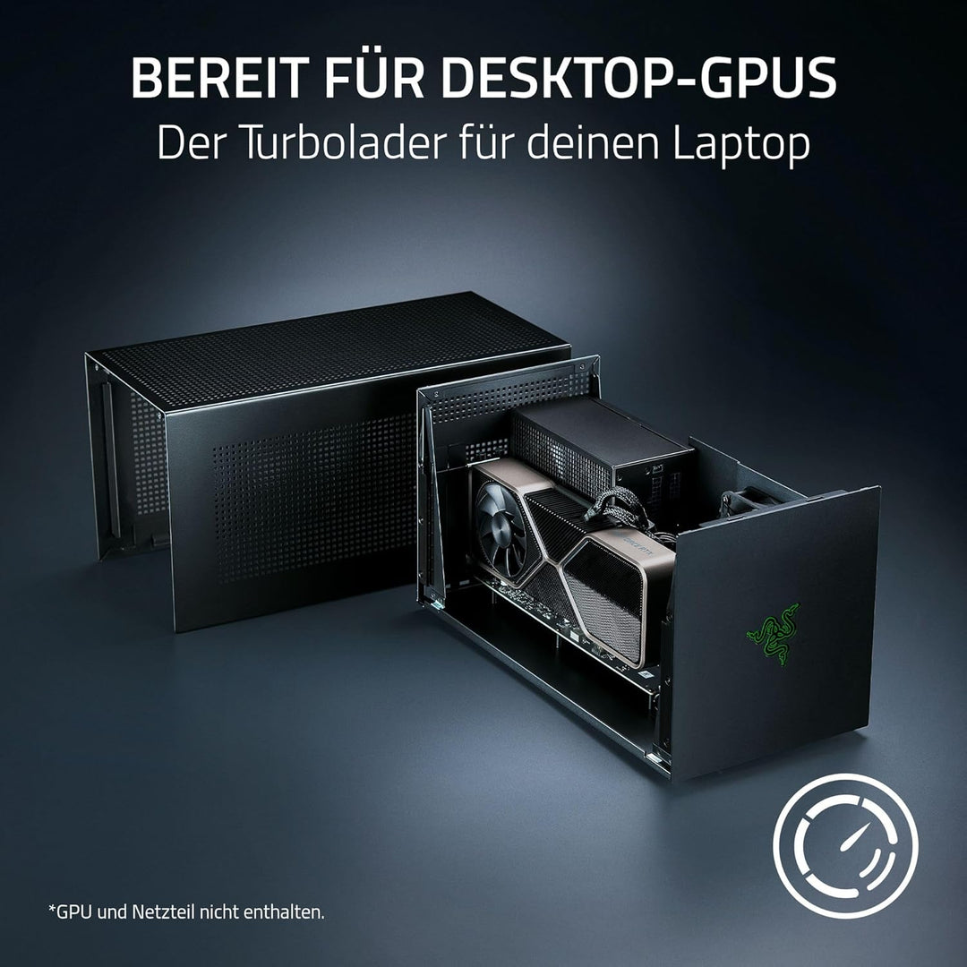 Razer Core X V2 - Externes Desktop-Grafikgehäuse für Thunderbolt Laptops - Next-Gen Thunderbolt 5 Pe