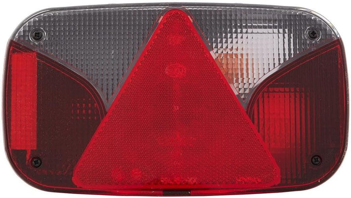 HELLA Rückleuchte - Glühlampe - 12V - Anbau/geschraubt - ECE - Lichtscheibenfarbe: weiss/rot - Steck