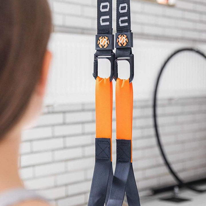 Septagon Sports® Premium Sling Trainer Set V.2021 Suspension Trainer mit Handtuch, Rucksackbeutel un