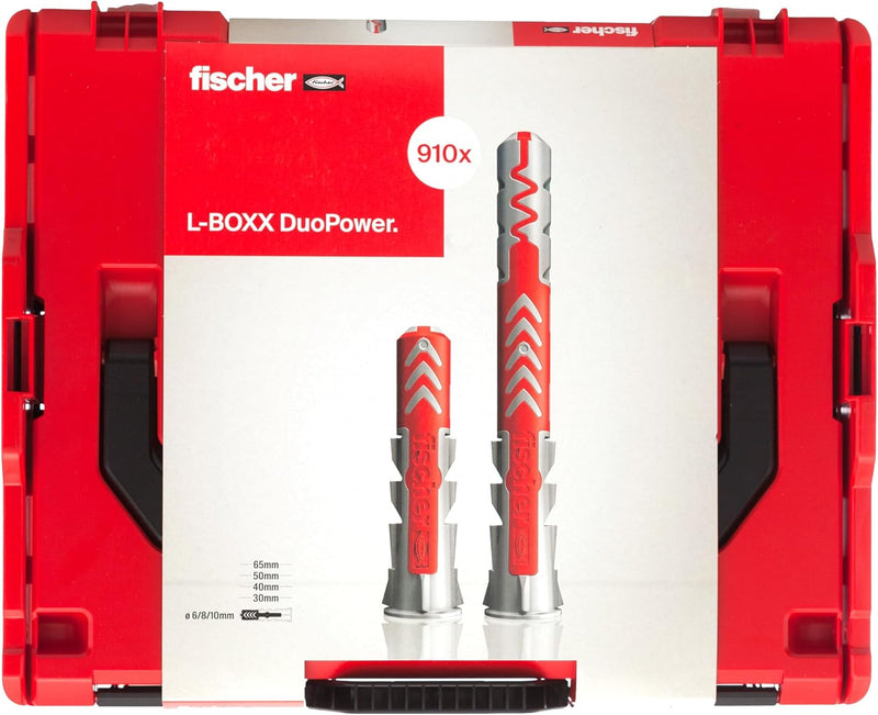 fischer DuoPower in der handlichen L-BOXX, 910 x DuoPower in verschiedenen Grössen, der innovative D