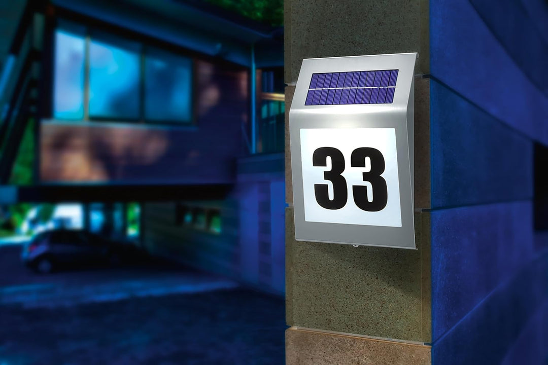 esotec Solar Hausnummernleuchte "Style" 102031