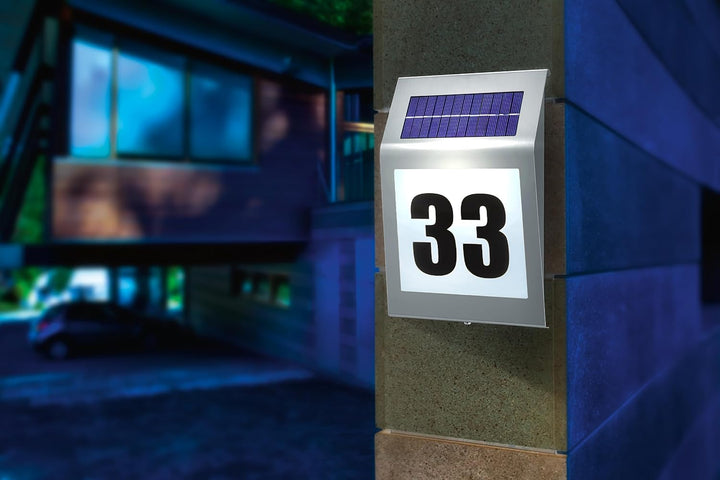 esotec Solar Hausnummernleuchte "Style" 102031
