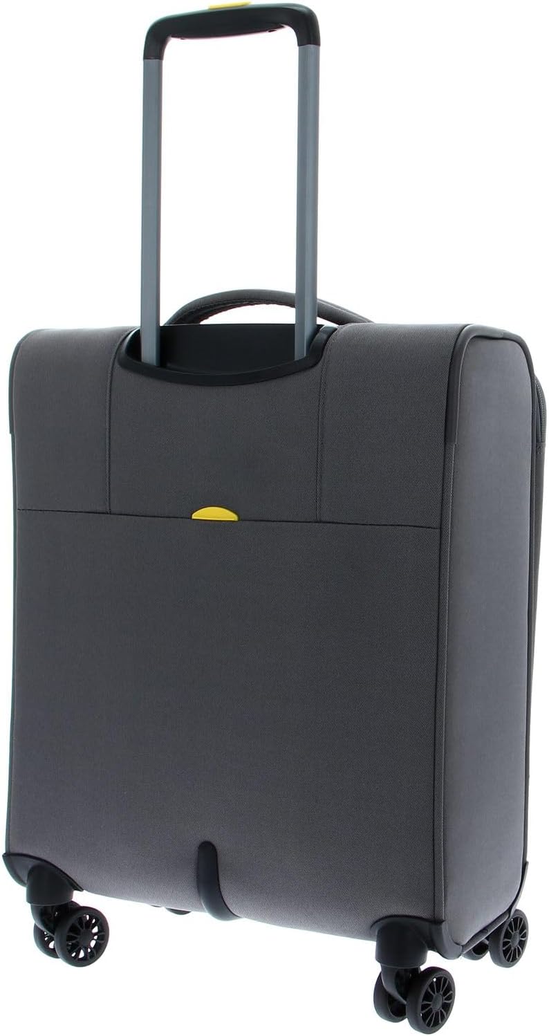 Mandarina Duck Unisex Smile & Go Trolley Cabin Steel P10jnv01 Gepäck- Koffer, Steel