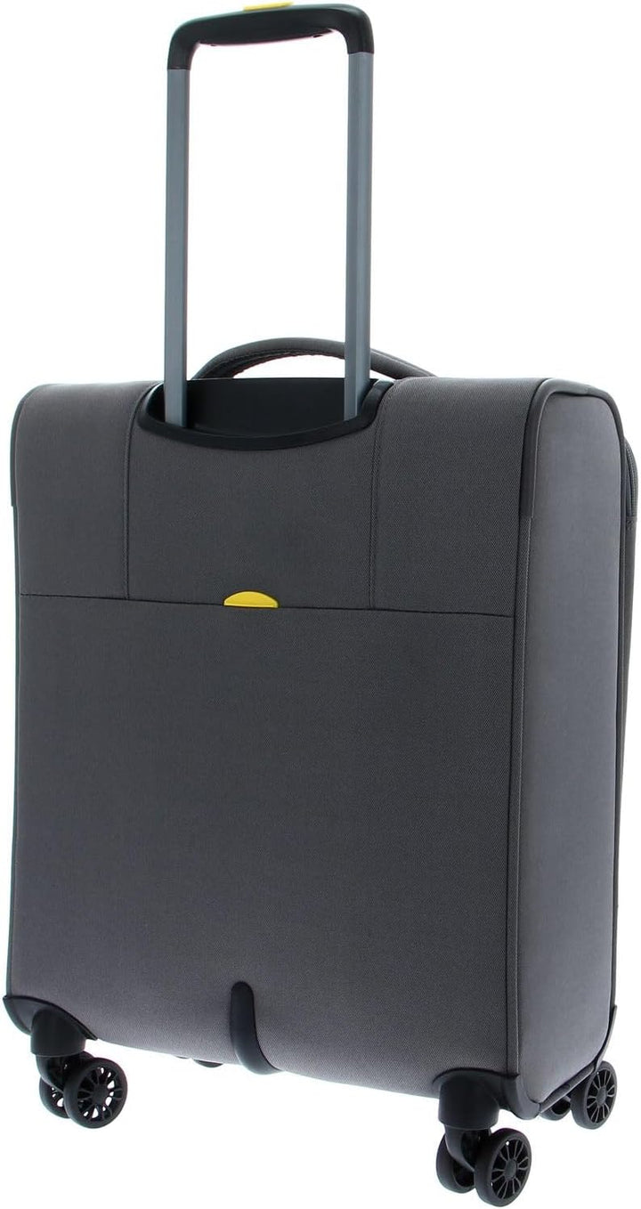 Mandarina Duck Unisex Smile & Go Trolley Cabin Steel P10jnv01 Gepäck- Koffer, Steel