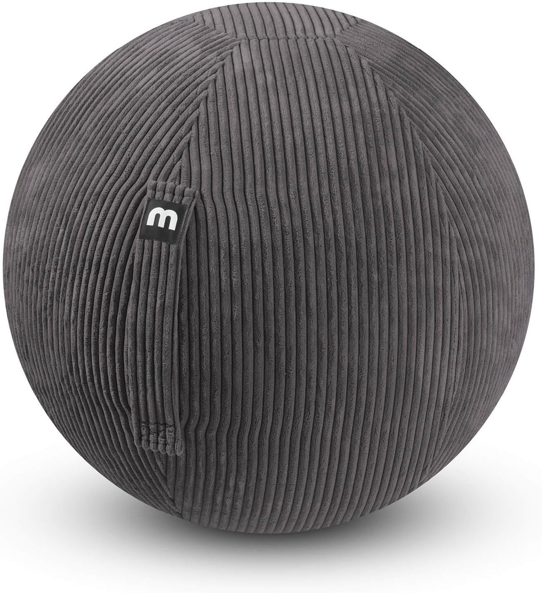 mokebo Stoff Sitzball Büro ergonomisch 'Der Sportliche', Sitzball mit Pumpe oder Pezziball mit Stoff