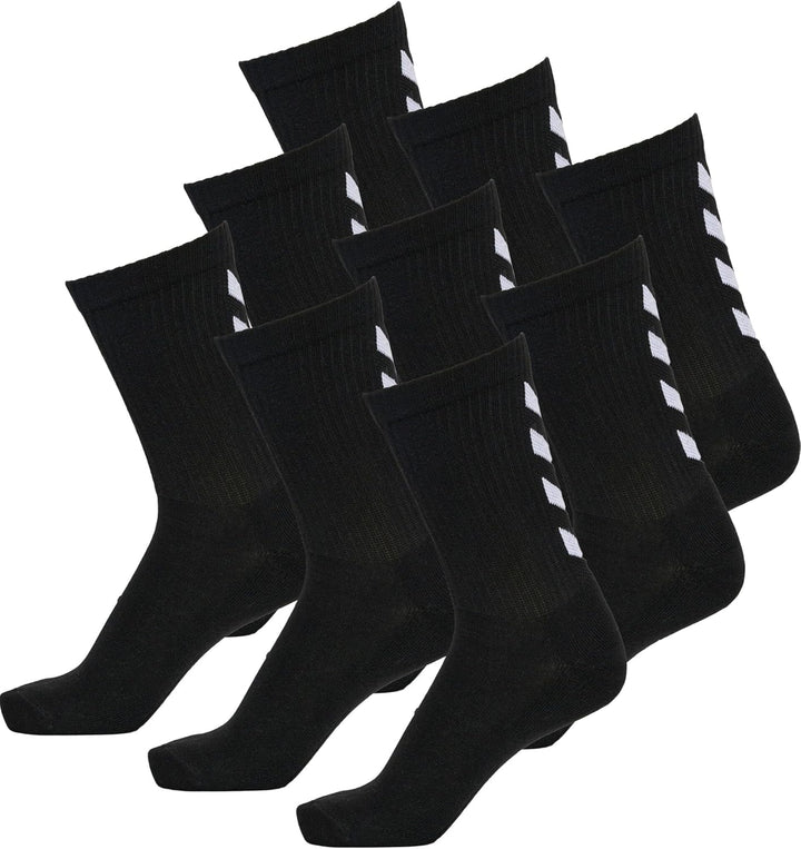 hummel FUNDAMENTAL 3-Pack Sock White 36 Black (2001), 36 Black (2001)