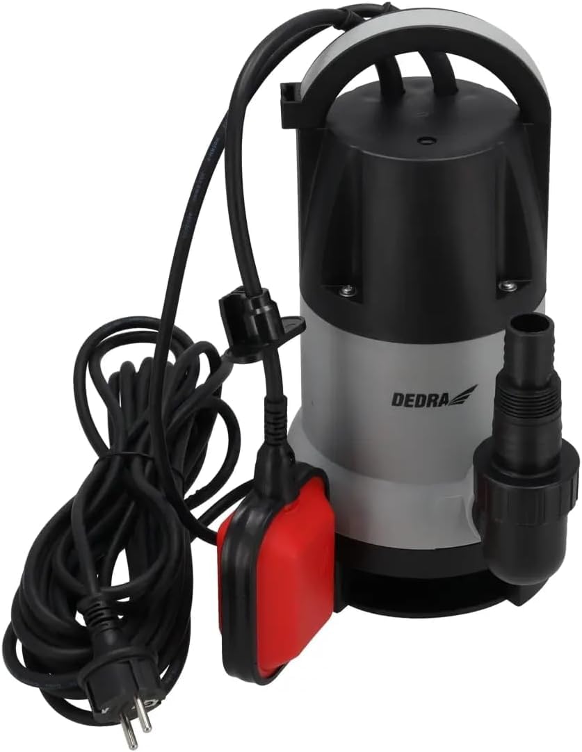 DEDRA Tauchpumpe für sauberes und verschmutztes Wasser Garden stark 900W, Turbine für 14500/min Volu