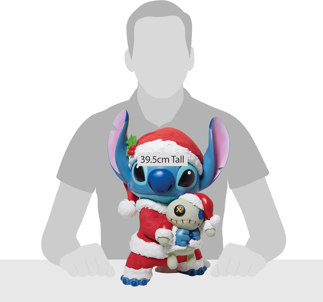 Enesco Disney Showcase Lilo and Stitch Weihnachtsmann-Figur, 39 cm, Mehrfarbig Einheitsgrösse Mehrfa