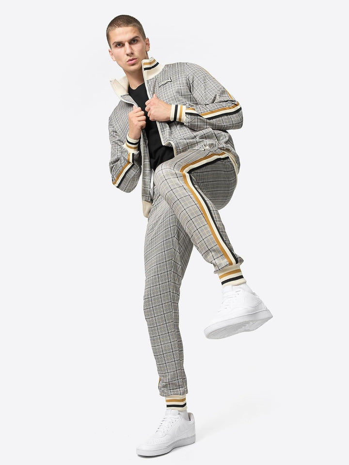 Lonsdale Herren Athboy Track Suit S Sand/Brown, S Sand/Brown