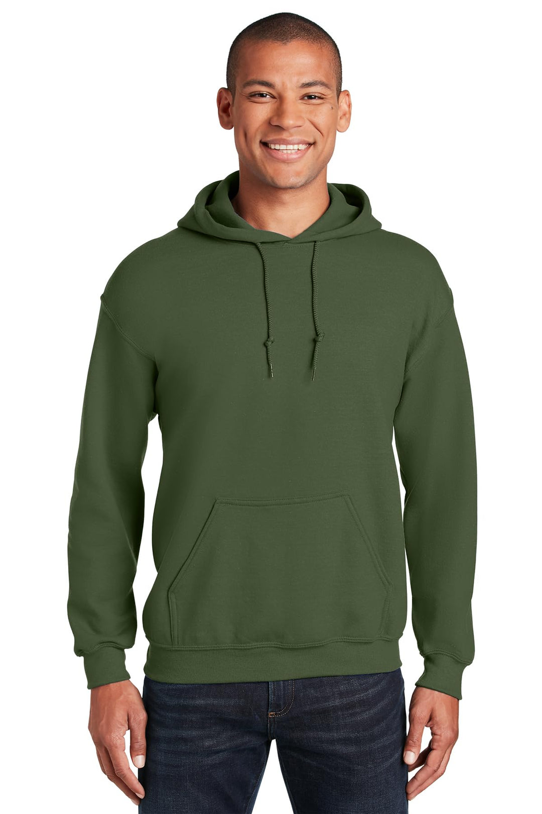 Gildan Herren Sweatshirt M Militär, Grün, M Militär, Grün