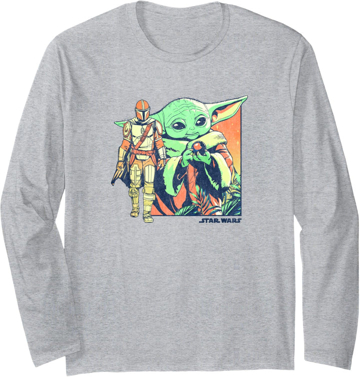 Star Wars The Mandalorian Child Fade Langarmshirt