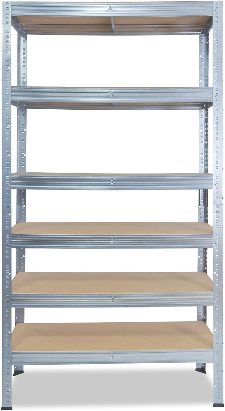shelfplaza® 200x30x40cm Profi Schwerlastregal verzinkt/Metallregal mit 6 Böden à 166kg Tragkraft/Kel