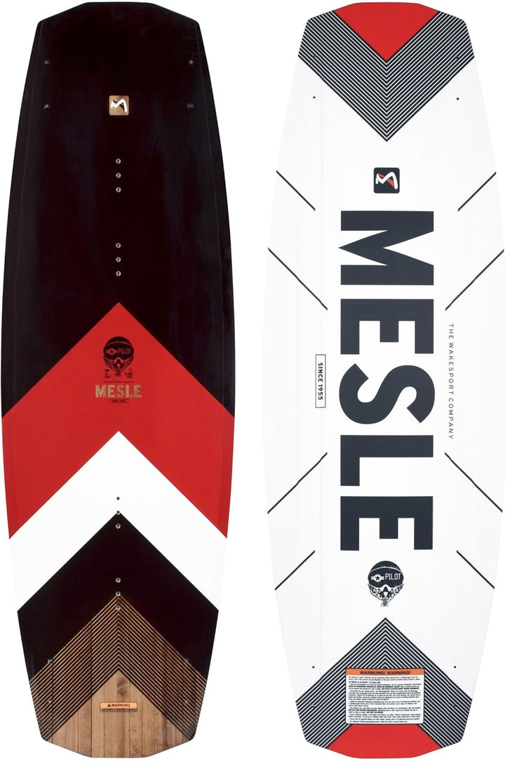 Mesle Wakeboard Pilot, Progressive Rocker, Slider Base, 134 cm, 138 cm, 142 cm 138.0 Zentimeter, 138