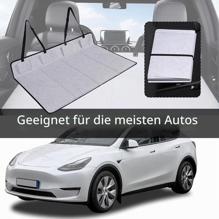 Auto Rücksitz Brücke, Verlängerung mit Schondecke für Hunde, Faltbar für Die Meisten Autos SUV in He