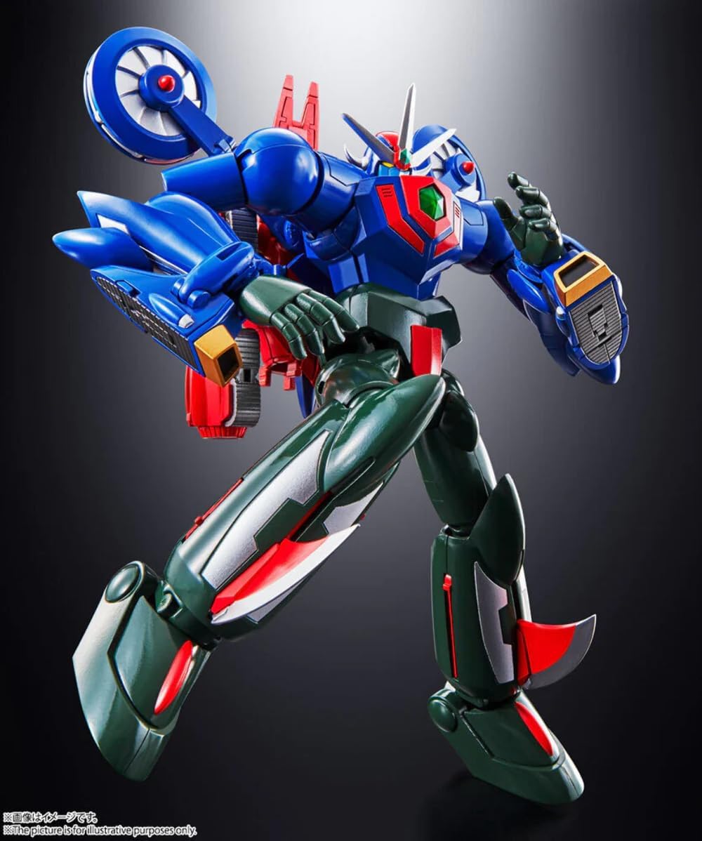 BANDAI 194467 Getter Robot Go, 18 cm, Mehrfarbig