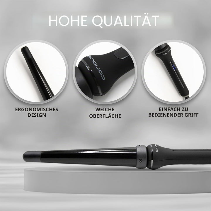 CORIOLISS | Glamour Wand | Lockenstab für Frauen | Haarkräusler für langes und kurzes Haar | Profess