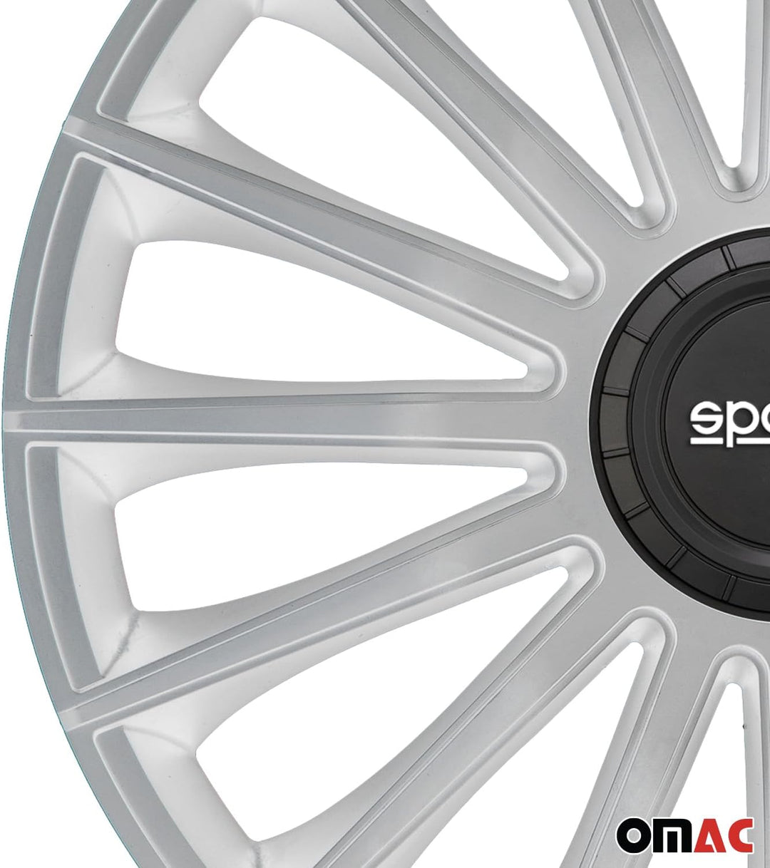Satz Sparco Radzierblenden Treviso 14-Zoll Silber