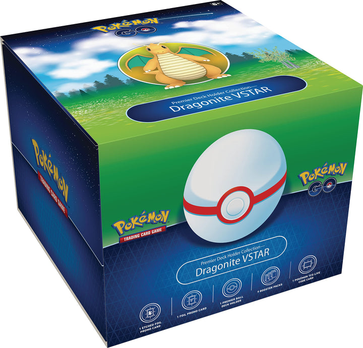 Pokémon GO Premier Deck Holder Collection Dragonite VSTAR Collection Box - EN Einzelbett, Einzelbett