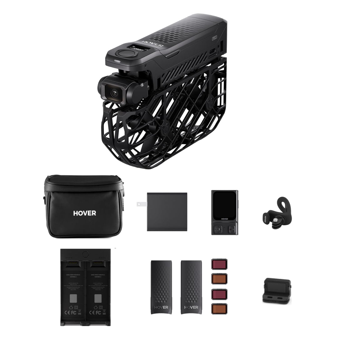 HOVERAir X1 PRO Drohne mit Kamera 4K, Faltbar Action Cam mit über 15 vollautomatischen Flugmodi, 42
