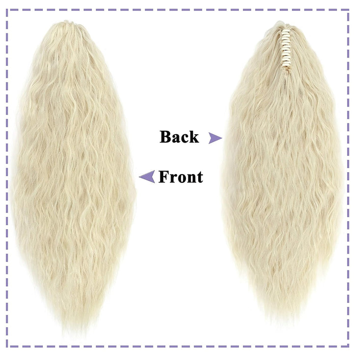 SEGO Ponytail Extension Pferdeschwanz Zopf Corn Wavy Haarteil Haarverlängerung Hair Piece Haar mit K