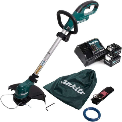 Makita UR100DSME Akku-Rasentrimmer 10,8 V / 4,0 Ah, 2 Akkus + Ladegerät mit Zubehörtasche