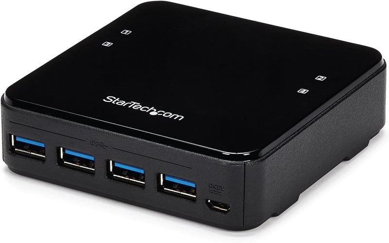 StarTech.com USB 3.0 Sharing Switch 4x4 für Peripheriegeräte - USB Umschalter für Mac / Windows / Li