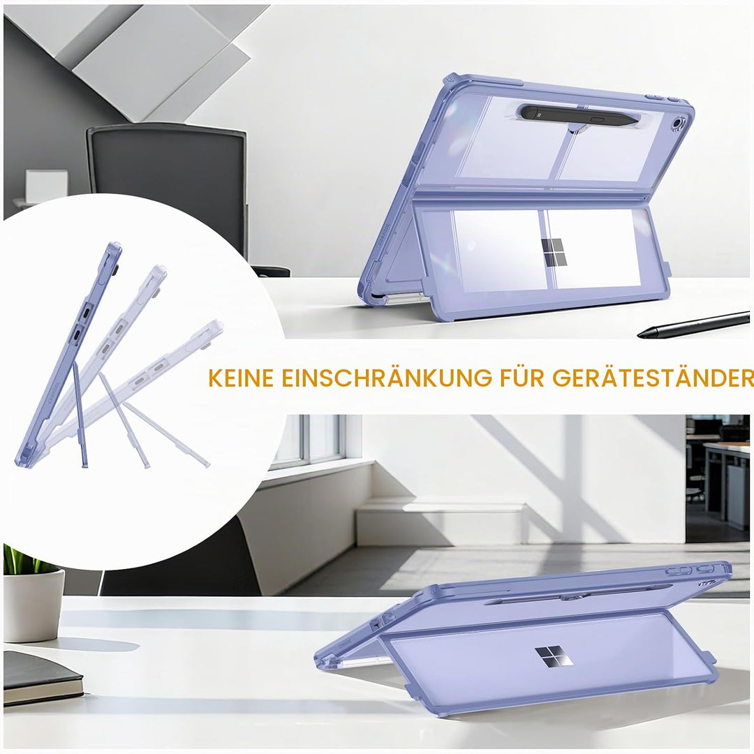 Fintie Hülle für Microsoft Surface Pro 12 Zoll 1. Edition (2025), Stossfeste Folio-Schutzhülle mit t