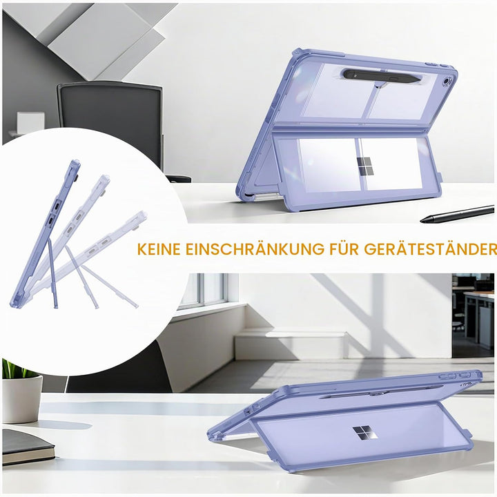 Fintie Hülle für Microsoft Surface Pro 12 Zoll 1. Edition (2025), Stossfeste Folio-Schutzhülle mit t
