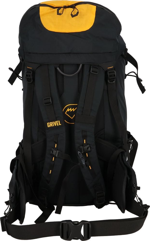 Grivel Alpine Pro 40+10 Gelb-Schwarz, Kletterrucksack und Seilsack, Grösse 40+10l - Farbe Black - Ye