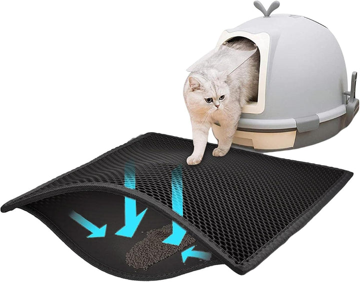 Katzentoilette Matte - Katzenstreu Matte für Katzentoilette | Schöne Einfangmatte für Katzentoilette