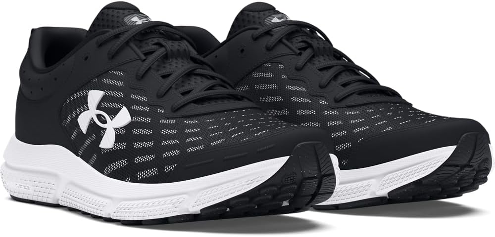 Under Armour Herren Ua Charged Assert 10 Laufschuhe 44 EU Black Black White, 44 EU Black Black White