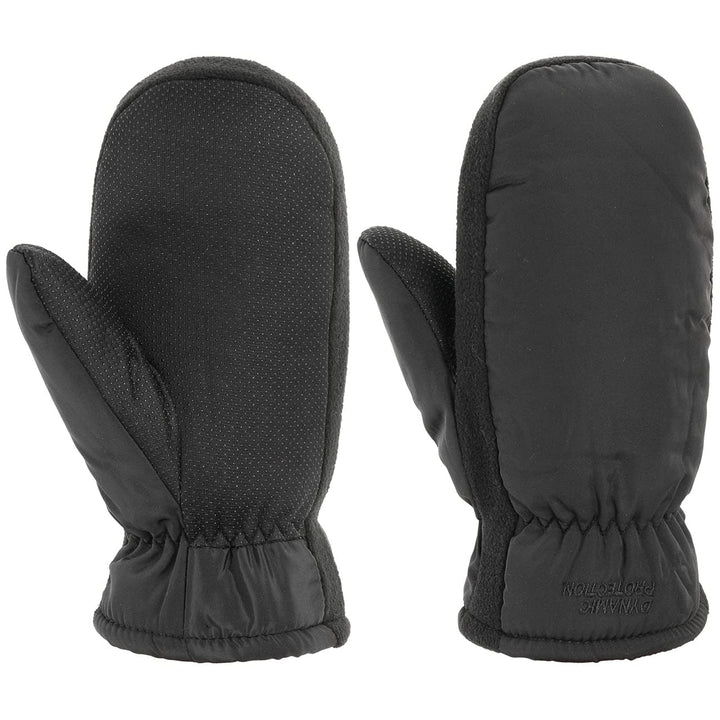 Lipodo Fäustlinge mit Teddyfutter Damen/Herren - Leicht Gummierte Innenseite - Damenhandschuhe - Her
