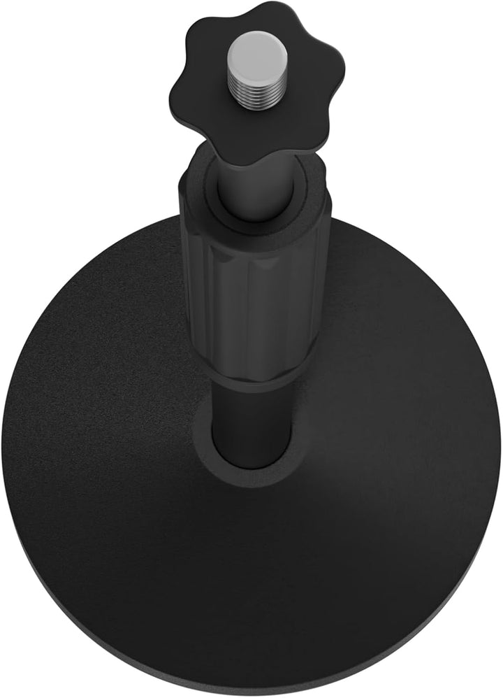 Genesis Thulium 350D Tisch Mikrofonständer - Höhenverstellbar 20–32 cm, schwere rutschfeste Basis, 3