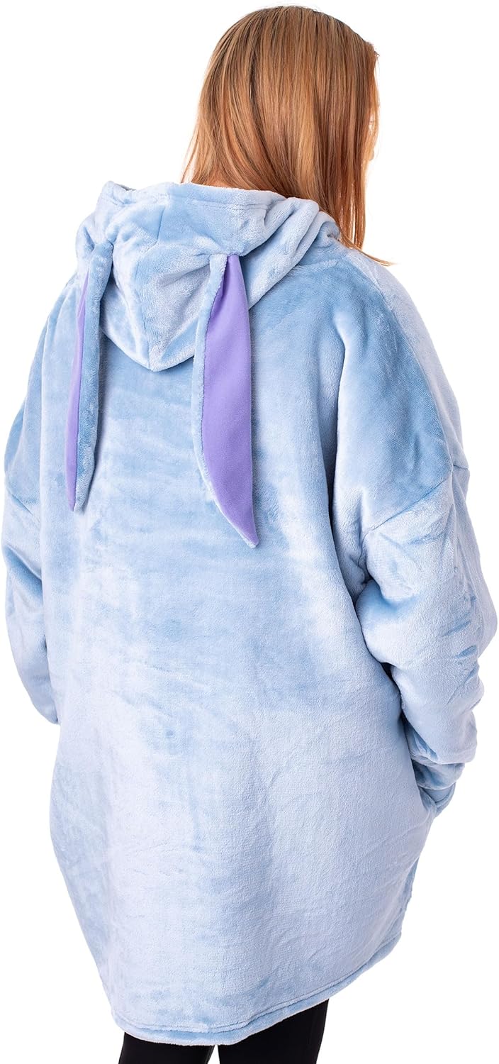 Disney tragbarer Decken-Hoodie | Kapuzenpullover für Erwachsene mit thematischem Aufdruck, Einheitsg