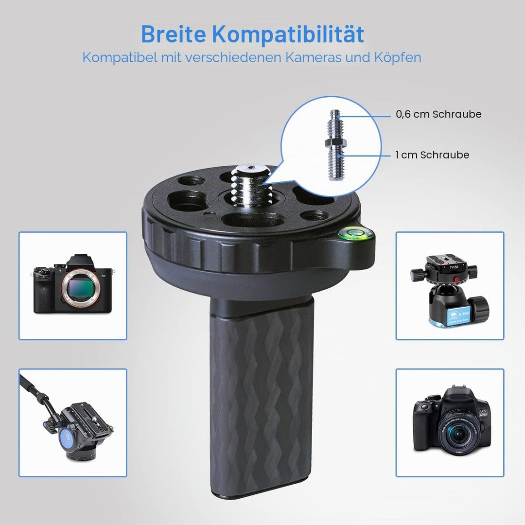 SIRUI ST-Z Kurze Mittelsäule, Kohlefaser-Säule für ST-Stative, Unterwinkelfotografie, Passend für SI
