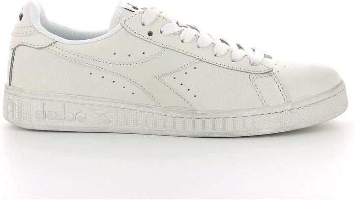 Diadora Unisex Game L Low Waxed Gymnastikschuhe, 36 EU Wei&#xDF; White White C6180
