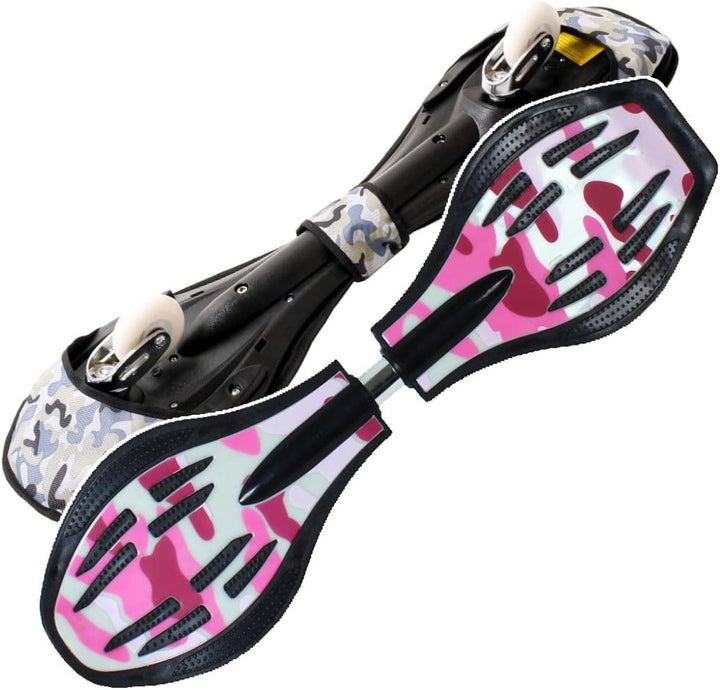 FunTomia Waveboard Original ABEC9 Kugellager inkl. Tasche - Bis 120kg - (Verschiedene Farbdesigns) P
