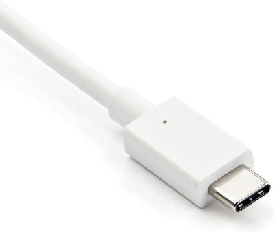 StarTech.com USB-C auf HDMI Adapter - Thunderbolt 3 kompatibel - Weiss - 4K 60Hz Weiss 4K 60Hz, Weis