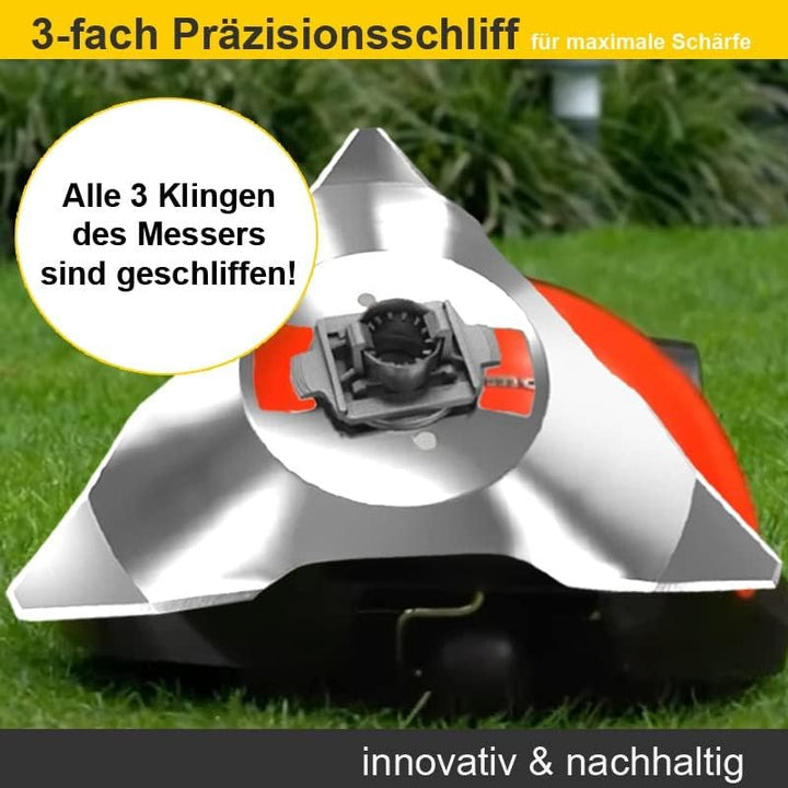 Roboter Deals - Edelstahl Messer, Ersatz-Klinge für Robomow RC, TC, MC, RS, MS, TS Rasenroboter. Bes