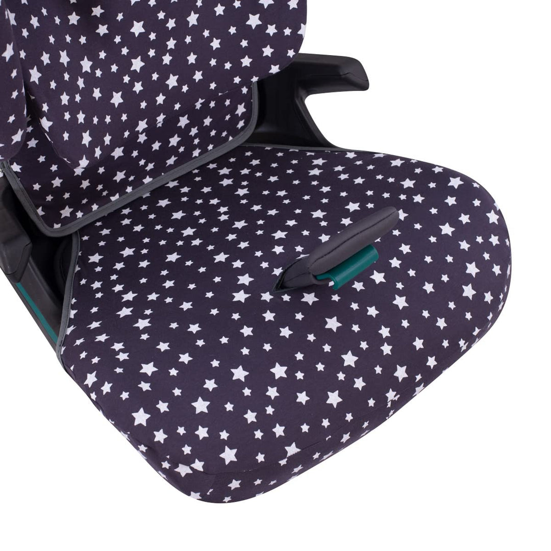 JYOKO Kids Bezug kompatibel mit Britax Romer Kidfix, aus Baumwolle (Romer Kidfix I-Size, Winter Sky)
